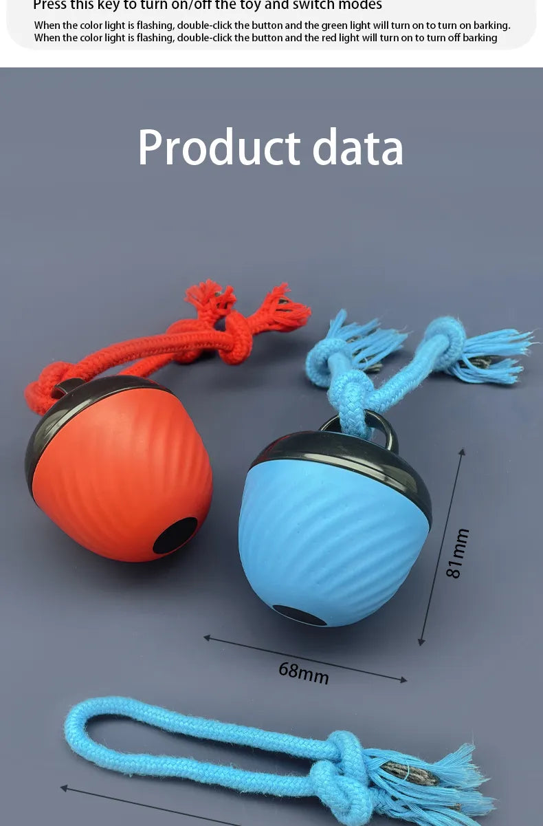 Automatic Moving Ball for Dogs & Cats - USB Rechargeable