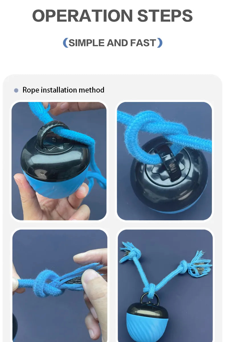Automatic Moving Ball for Dogs & Cats - USB Rechargeable