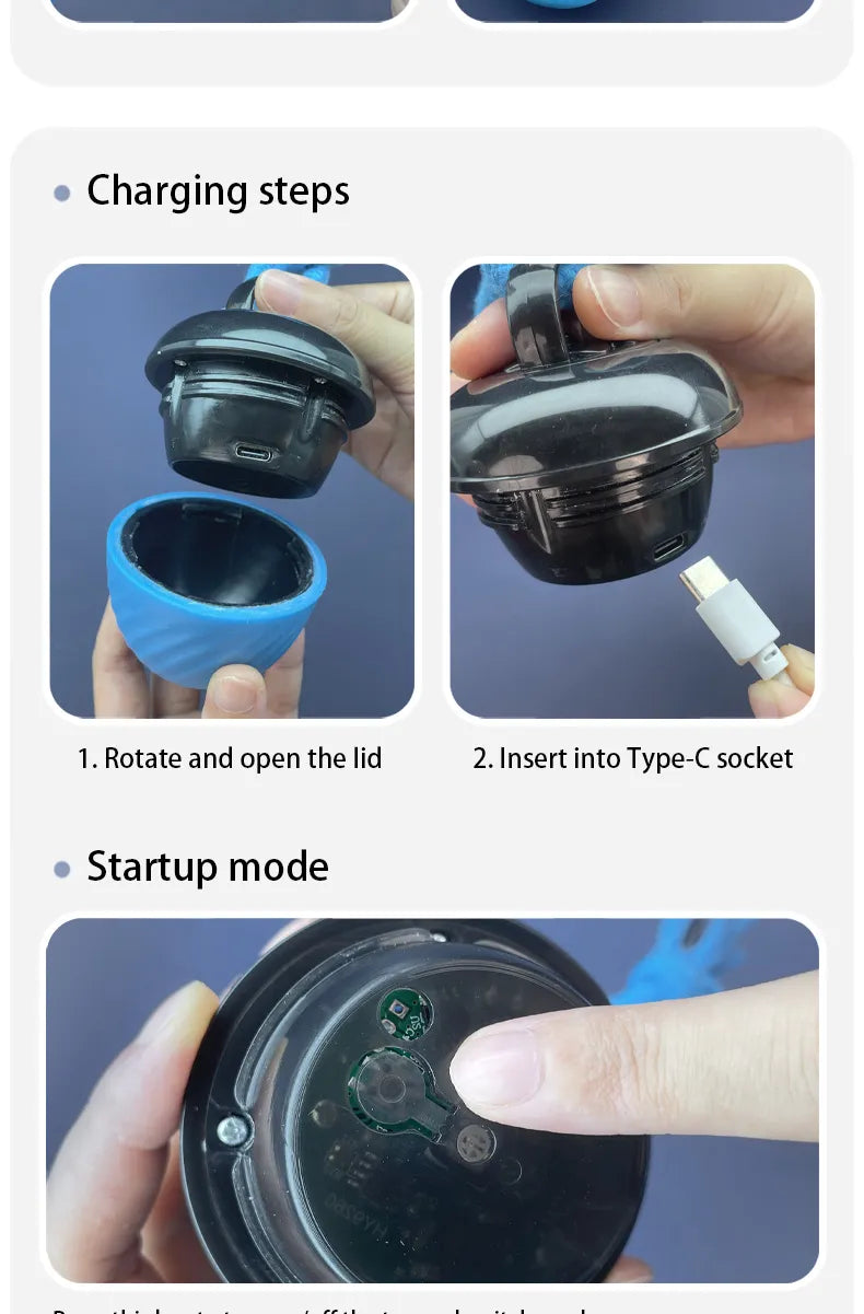 Automatic Moving Ball for Dogs & Cats - USB Rechargeable