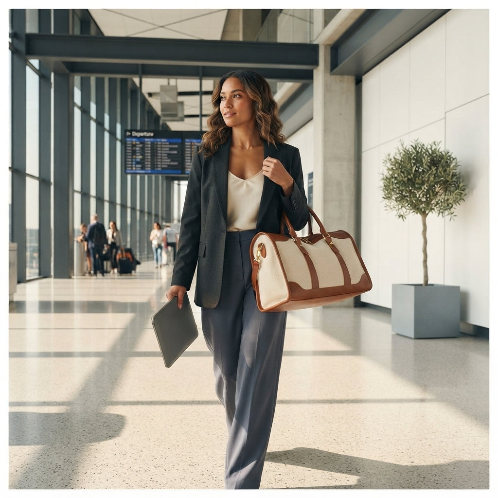 Tote Bag Portable Large Capacity Women's Travel Bag - editorial-ugc-strip