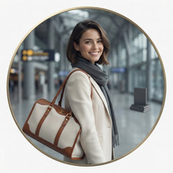 Tote Bag Portable Large Capacity Women's Travel Bag - editorial-used-by