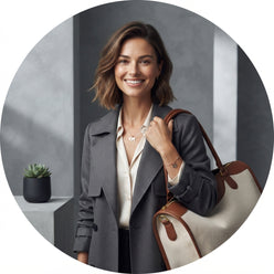 Tote Bag Portable Large Capacity Women's Travel Bag - editorial-used-by
