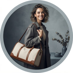 Tote Bag Portable Large Capacity Women's Travel Bag - editorial-used-by